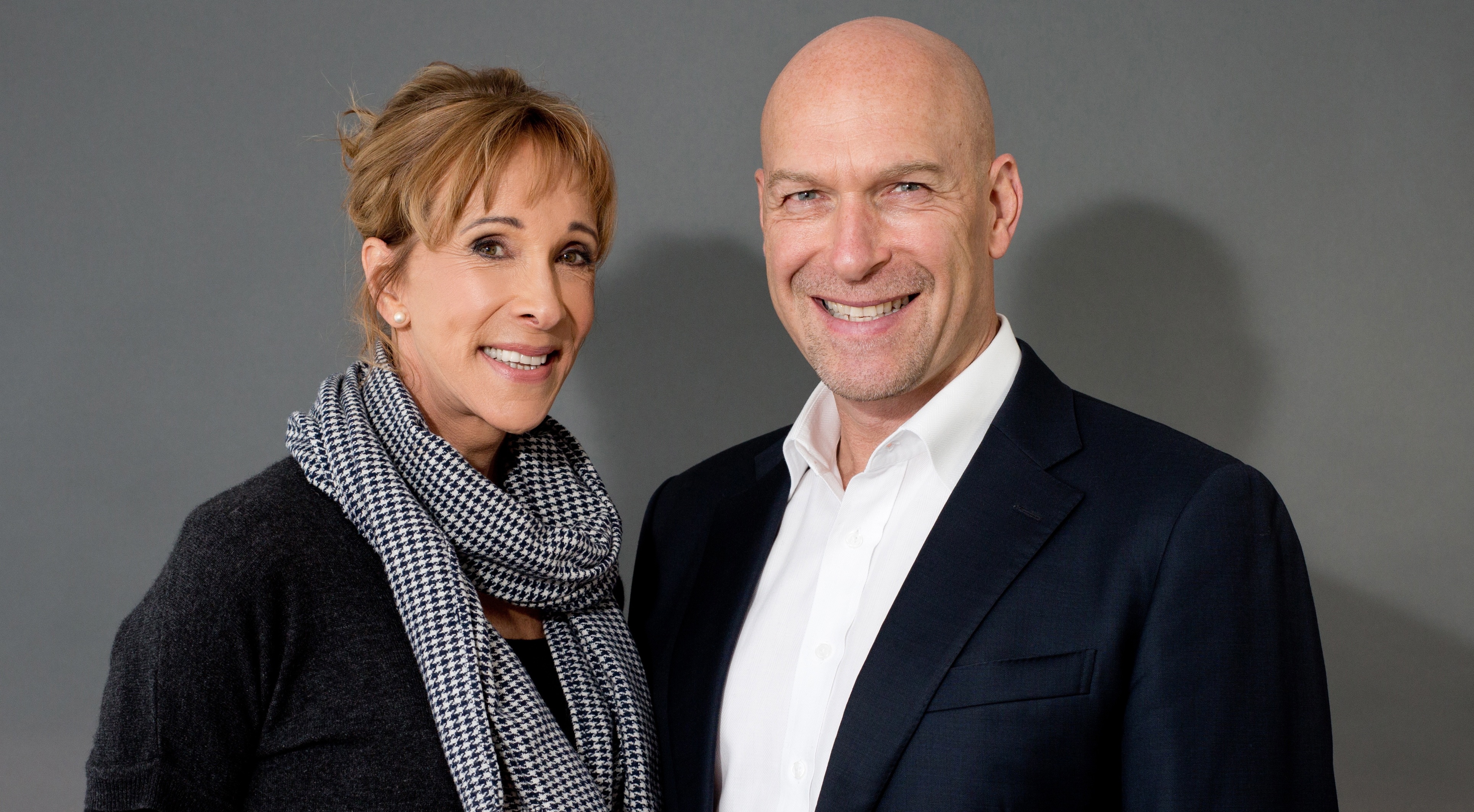 “Executive Longevity Specialist” Tim Bean with his partner, Anne Laing