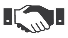 bs handshake icon